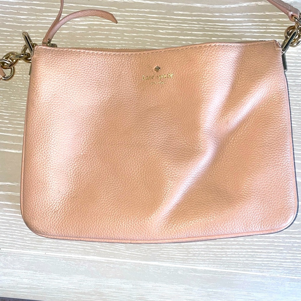Kate Spade Blush Genuine Leather Crossbody Bag